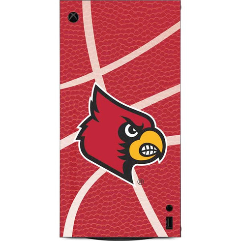 University of Louisville Red Basketball XBox Series X Digital Edition Console Skin